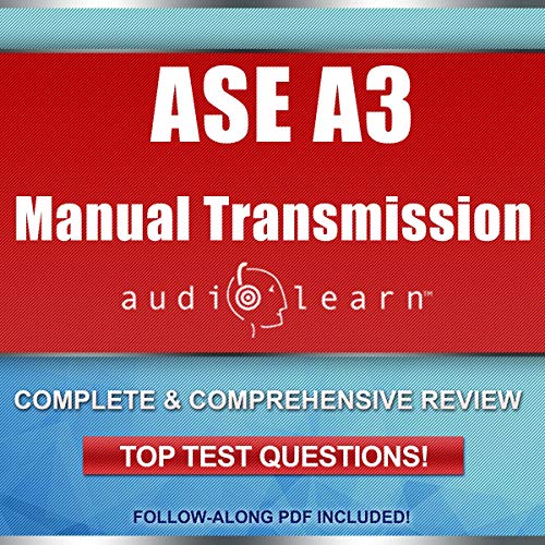 Cover of ASE A3 Manual Transmission: AudioLearn