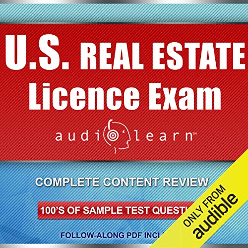 Cover of US Real Estate License Exam AudioLearn