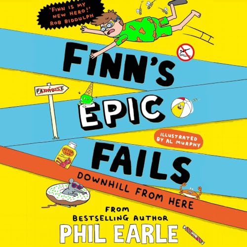 Cover of Finn's Epic Fails: Downhill from Here