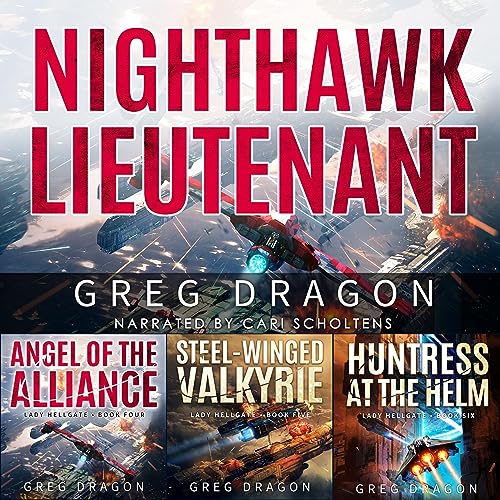 Cover of Nighthawk Lieutenant: Lady Hellgate Books 4-6