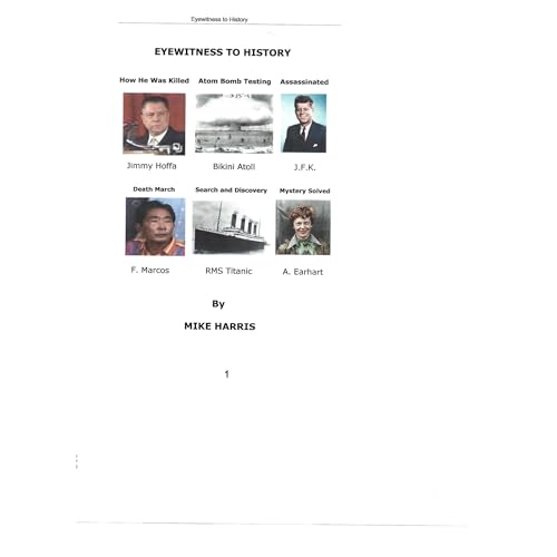 Cover of EYEWITNESS TO HISTORY