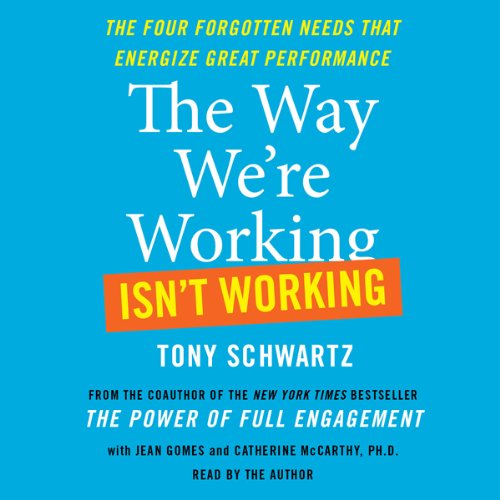 Cover of The Way We're Working Isn't Working