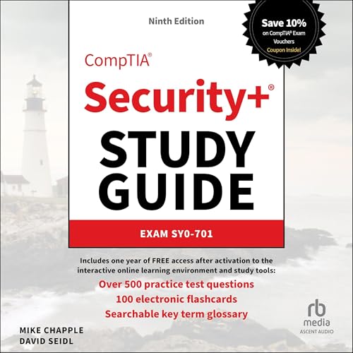 Cover of CompTIA Security+ Study Guide with over 500 Practice Test Questions