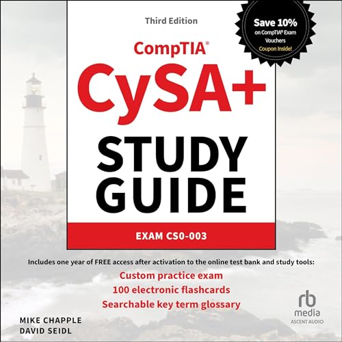 Cover of CompTIA CySA+ Study Guide: Exam CS0-003, 3rd Edition