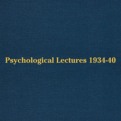 Cover of Psychological Lectures 1934-1940