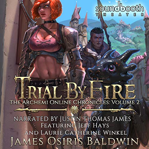 Cover of Trial by Fire: A LitRPG Dragonrider Adventure