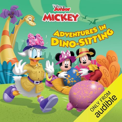 Cover of Disney Junior: Mickey Mouse Funhouse: Adventures in Dino-Sitting