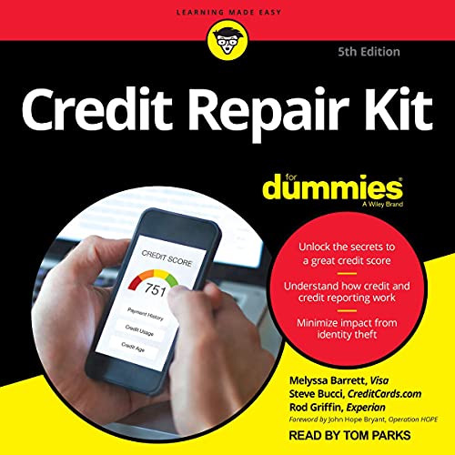 Cover of Credit Repair Kit for Dummies (5th Edition)