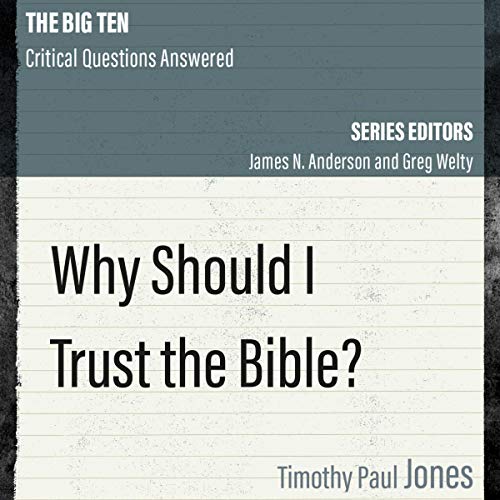 Cover of Why Should I Trust the Bible?