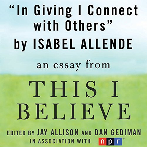 Cover of In Giving I Connect With Others