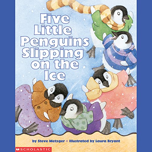 Cover of Five Little Penguins Slipping on the Ice