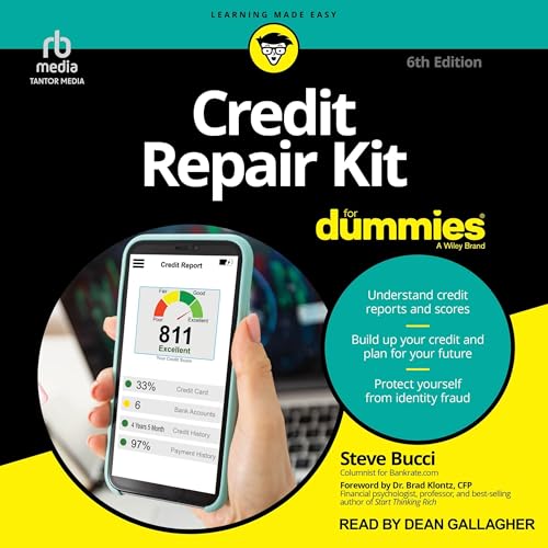 Cover of Credit Repair Kit For Dummies, 6th Edition