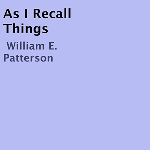 Cover of As I Recall Things