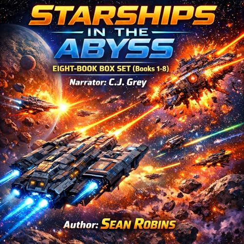 Cover of Starships in the Abyss Eight-Book Box Set, Books 1-8