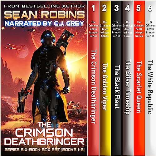 Cover of The Crimson Deathbringer Series Six-Book Box Set
