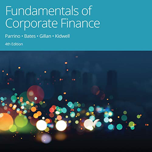 Cover of Fundamentals of Corporate Finance, 4th Edition