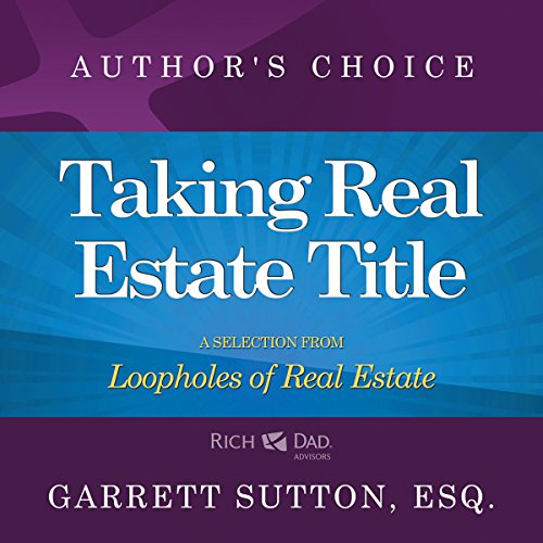 Cover of Taking Real Estate Title