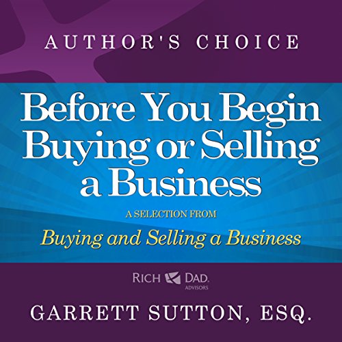 Cover of Before You Begin Buying or Selling a Business