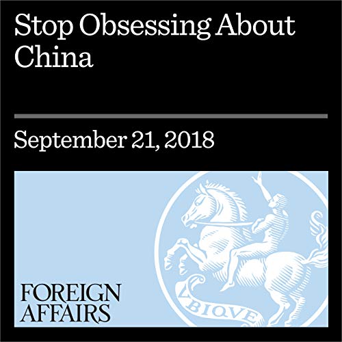 Cover of Stop Obsessing About China