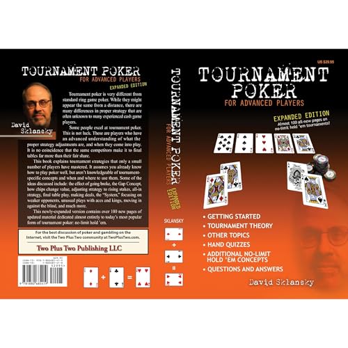 Cover of Tournament Poker for Advanced Players: Expanded Edition