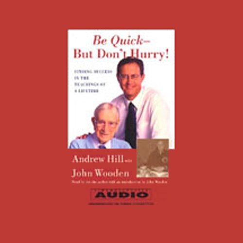 Cover of Be Quick - But Don't Hurry