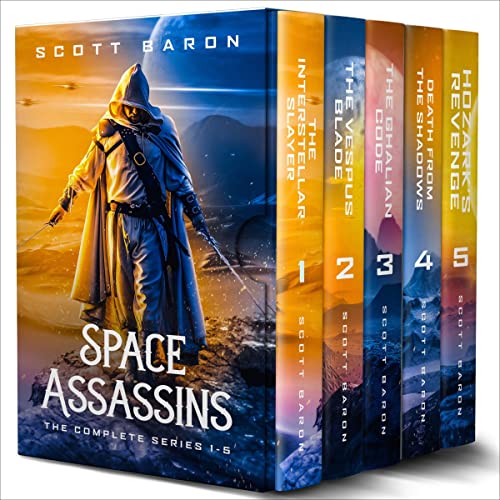 Cover of Space Assassins Box Set: The Complete Series, Books 1-5