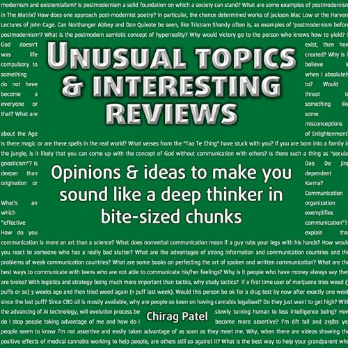 Cover of Unusual Topics and Interesting Reviews
