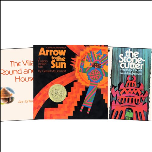 Cover of Arrow to the Sun, The Stonecutter, & The Village of Round and Square Houses