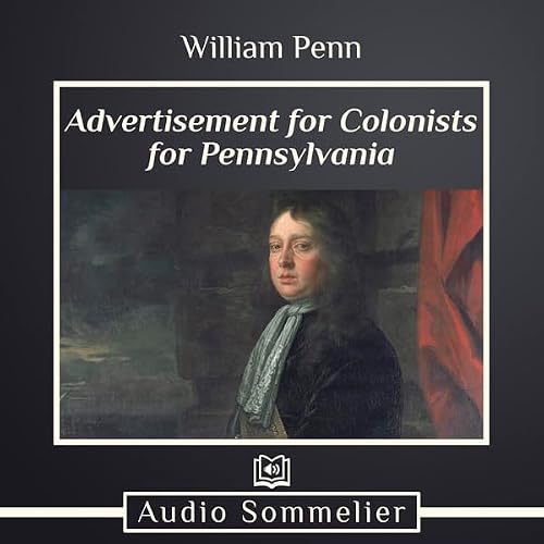 Cover of Advertisement for Colonists for Pennsylvania