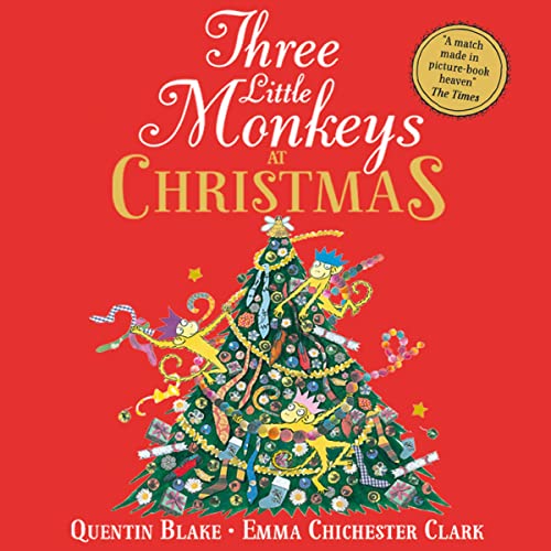 Cover of Three Little Monkeys at Christmas