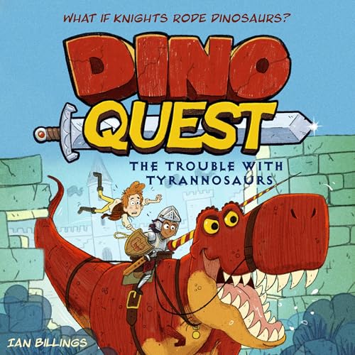 Cover of Dino Quest: The Trouble with Tyrannosaurs