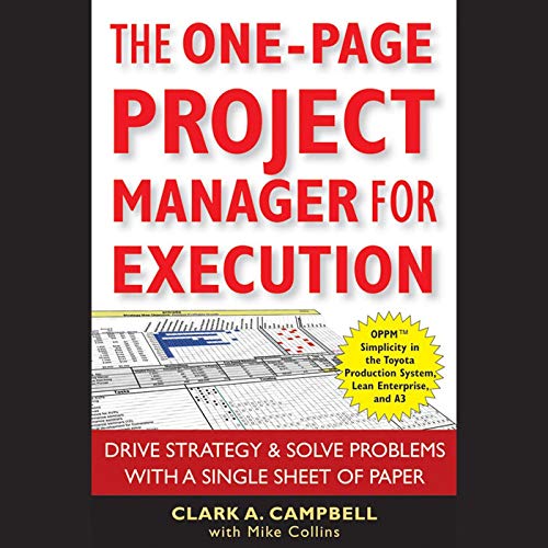 Cover of The One-Page Project Manager for Execution