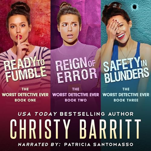 Cover of The Worst Detective Ever Mystery Series, Books 1-3