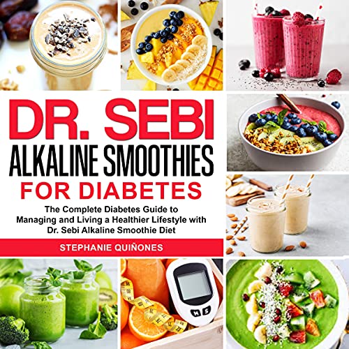 Cover of Dr. Sebi Alkaline Smoothies for Diabetes