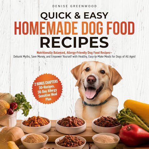 Cover of Quick & Easy Homemade Dog Food Recipes