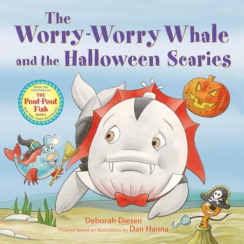 Cover of The Worry-Worry Whale and the Halloween Scaries