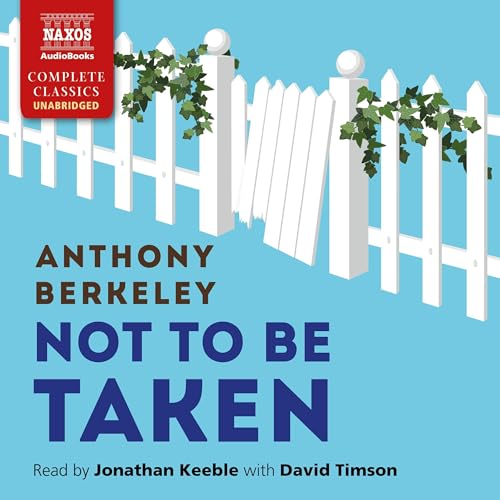 Cover of Not to Be Taken