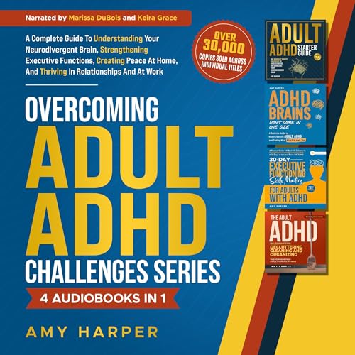 Cover of Overcoming Adult ADHD Challenges Series: 4 Books in 1