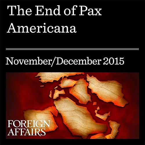 Cover of The End of Pax Americana