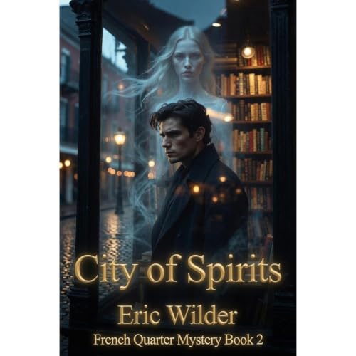 Cover of City of Spirits: a mind twisting and absolutely gripping Wyatt Thomas New Orleans paranormal mystery thriller (French Quarter Mystery Book 2)
