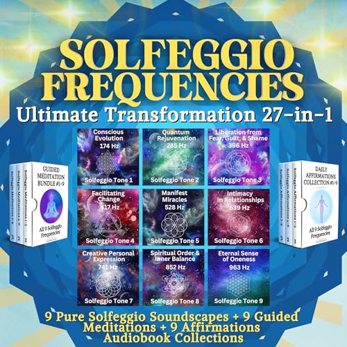 Cover of Solfeggio Frequencies Ultimate Transformation: 27-in-1
