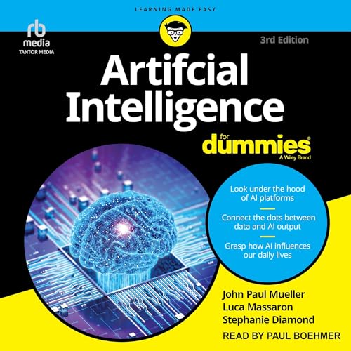 Cover of Artificial Intelligence for Dummies (3rd Edition)