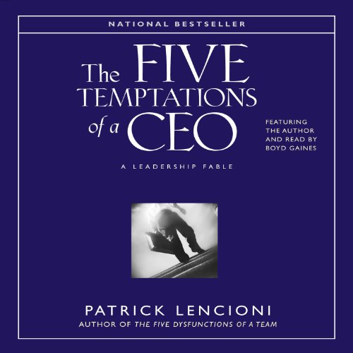 Cover of The Five Temptations of A CEO