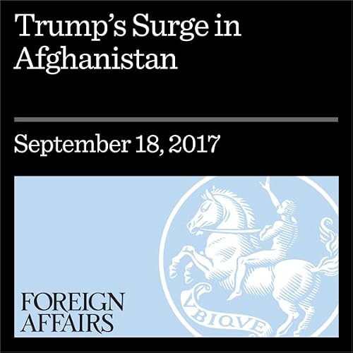 Cover of Trump's Surge in Afghanistan
