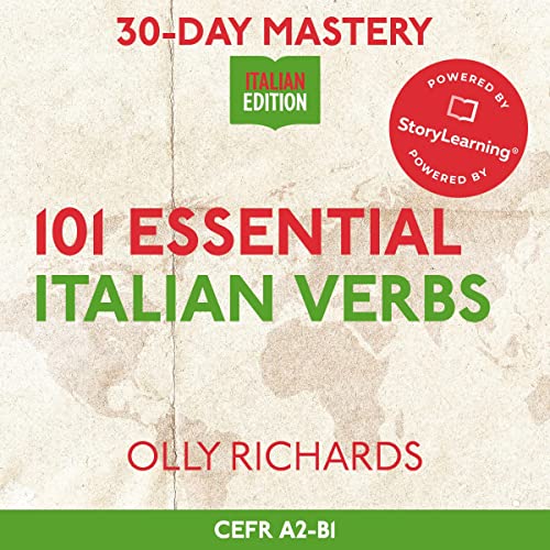 Cover of 30-Day Mastery: 101 Essential Italian Verbs