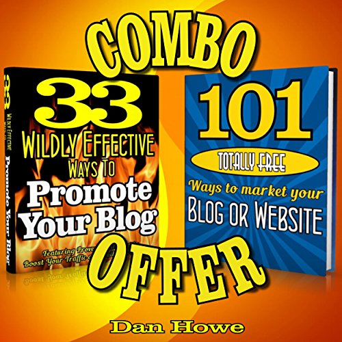 Cover of 2 for 1 Blog & Website Promotion Combo Deal