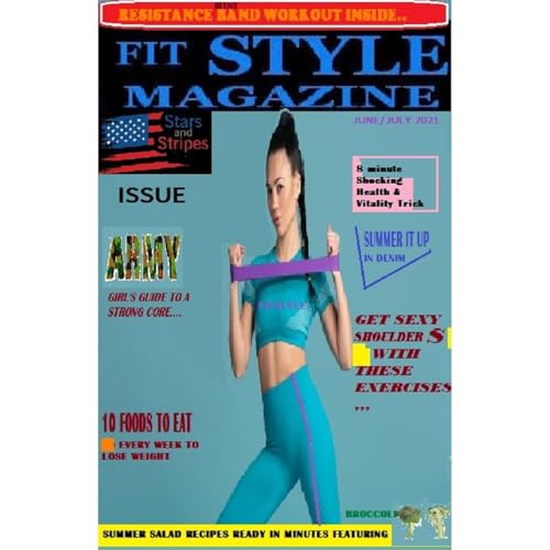 Cover of Fitstyle Magazine June/July 2021 Stars and Stripes Issue