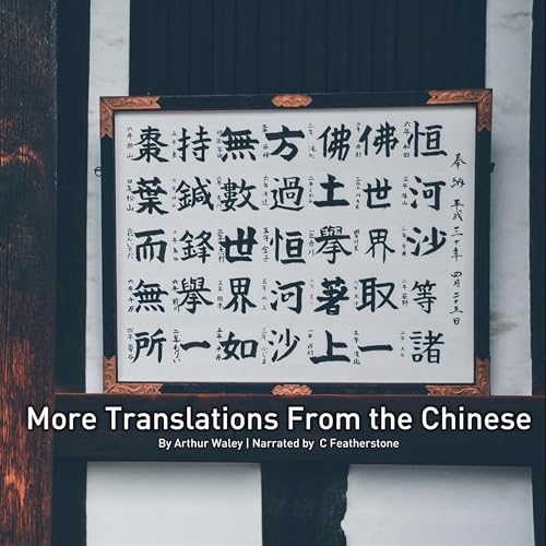 Cover of More Translations from the Chinese