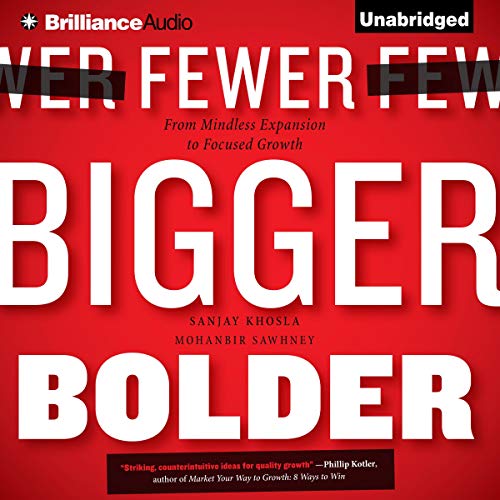 Cover of Fewer, Bigger, Bolder