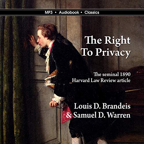 Cover of The Right to Privacy